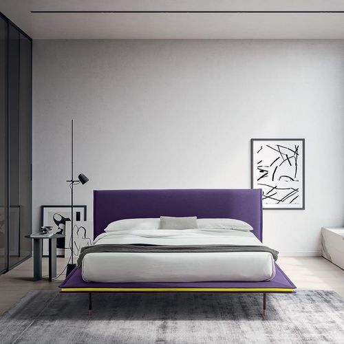 Letto matrimoniale - ELLE - Felis s.r.l. unipersonale - singolo / contemporaneo / con testiera
