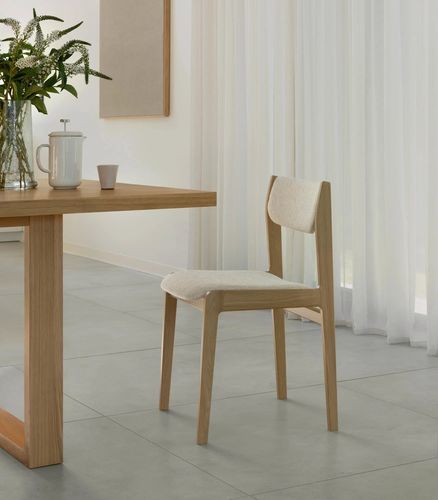 Sedia da pranzo in stile - PORTER - take me HOME. - da interno / in tessuto / in cotone