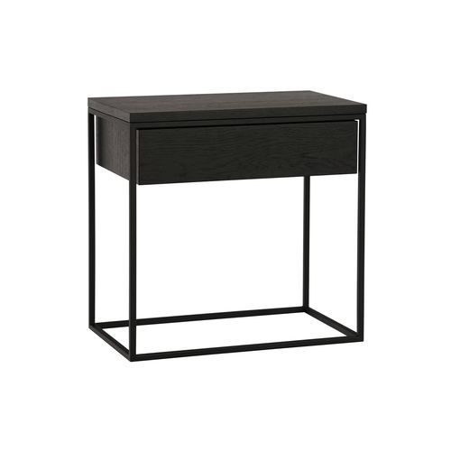 Comodino design minimalista - MOONLIGHT - take me HOME. - in rovere / impiallacciato in legno / in legno tinto