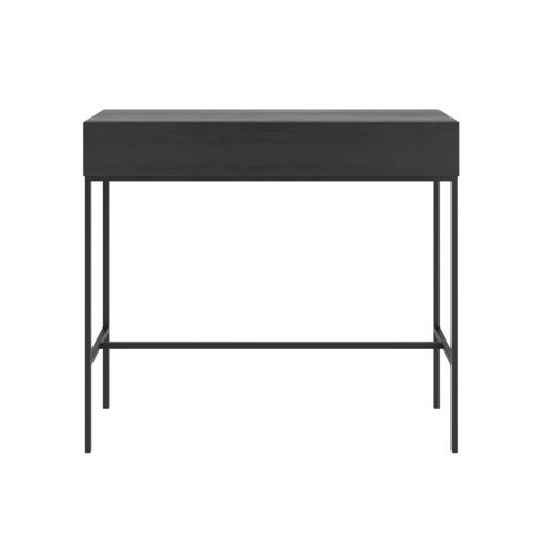 Tavolo d'appoggio design scandinavo - POLA - take me HOME. - in acciaio / impiallacciato in legno / in rovere