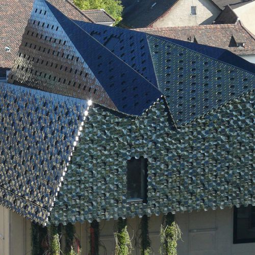 Rivestimento di facciata in ceramica - MUSEUM OF CULTURE, BASLE - m&r Manufaktur GmbH - in pannelli / liscio / decorativo