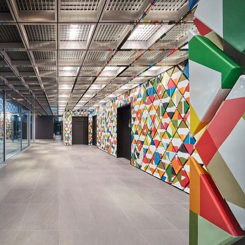 Rivestimento murale in ceramica - m&r Manufaktur GmbH - per interni / da esterno / testurizzato