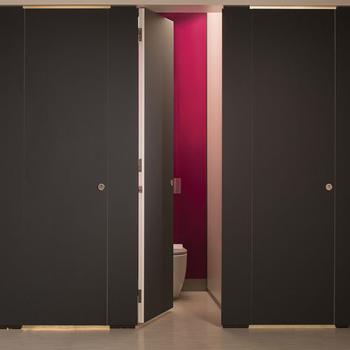 Cabina per bagni pubblici in MDF - ALTO FENIX - Washroom Washroom Limited - in laminato / per toilette / per edifici pubblici