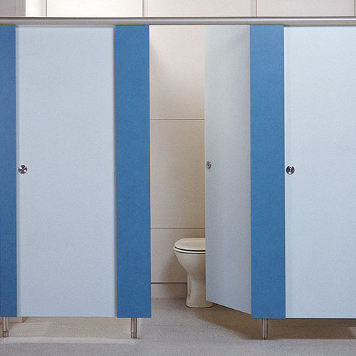 Cabina per bagni pubblici in MDF - ARIA - Washroom Washroom Limited - in laminato / per toilette / per edifici pubblici