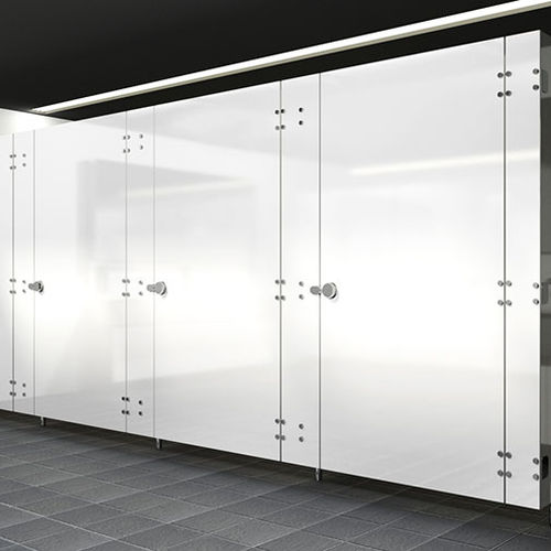 Cabina per bagni pubblici in acciaio inossidabile - ORETTO - Washroom Washroom Limited - in vetro / per toilette / per edifici pubblici