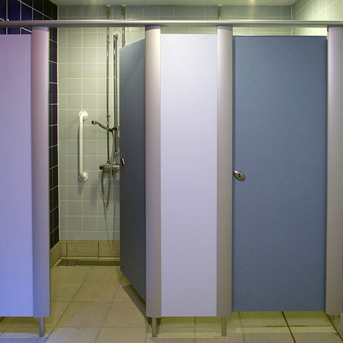 Cabina per bagni pubblici in vetro - MEZZO - Washroom Washroom Limited - per doccia / per edifici pubblici