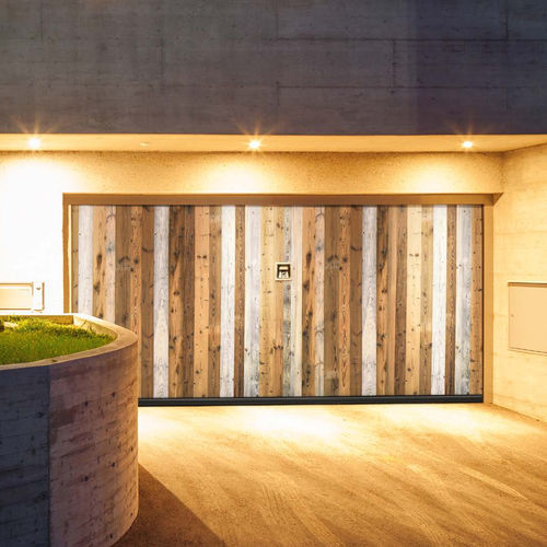 Porta basculante per garage - Wabi-Sabi - SILVELOX GROUP SPA - in picea / manuale / automatica