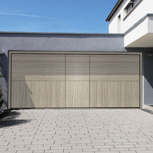 Porta da garage overlap - Two - SILVELOX GROUP SPA - in rovere / in larice / in okoumé