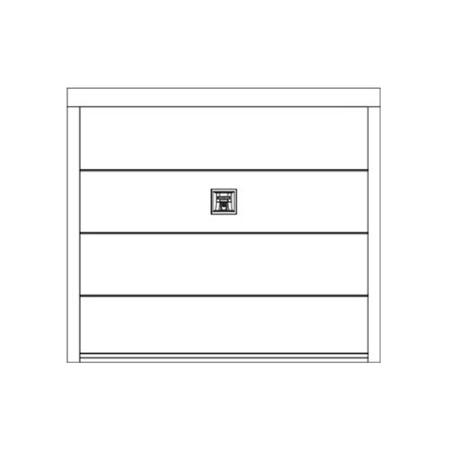 Porta basculante per garage - Liscio - SILVELOX GROUP SPA - in legno / manuale / automatica