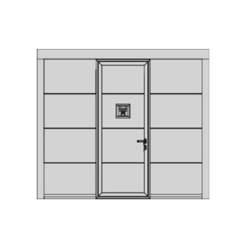 Porta basculante per garage - Liscio 2 - SILVELOX GROUP SPA - in legno / manuale / automatica