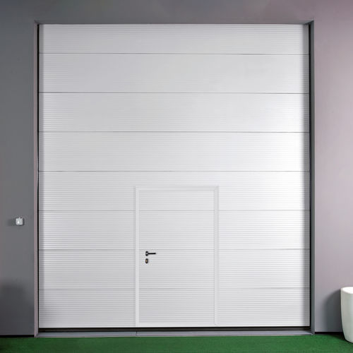 Porta industriale sezionale - SM Series - SILVELOX GROUP SPA - in acciaio galvanizzato / automatica / di sicurezza