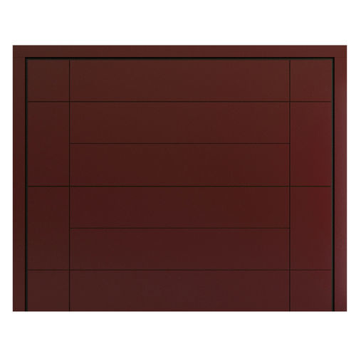 Porta sezionale per garage - SECURLAP GEO - SILVELOX GROUP SPA - impiallacciata in legno / in compensato / automatica