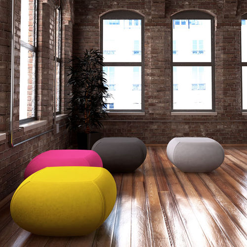 Pouf contemporaneo - NUGGET - Frovi - in tessuto / quadrato / per edifici pubblici