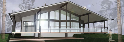 Casa prefabbricata - POLAR 138 - Polar Life Haus - ecologica / contemporanea / con terrazza