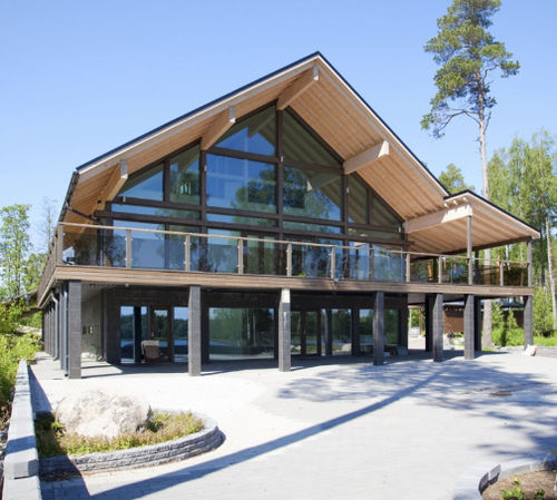 Casa prefabbricata - POLAR 400 - Polar Life Haus - ecologica / contemporanea / con terrazza