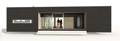 Casa prefabbricata - PLUSVILLA ATRIUM 125 - Polar Life Haus - ecologica / contemporanea / con struttura in legno
