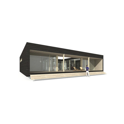 Casa prefabbricata - PLUSVILLA ATRIUM 114 - Polar Life Haus - ecologica / contemporanea / con struttura in legno