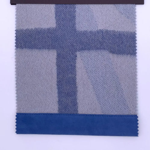 Bordo in tessuto per il design d'interni - SUEDE SANDWICH  - ARTIGIANI DEL CASHMERE - per coperta / per plaid / personalizzabile