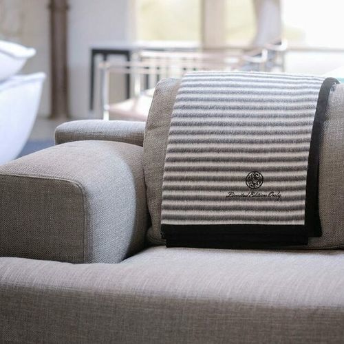 Coperta in cachemire - T27/SUTR103/020 - ARTIGIANI DEL CASHMERE - Made in Italy