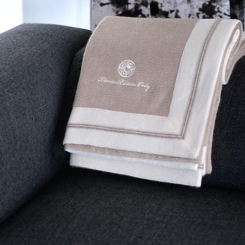 Coperta in cachemire - T27/CATR202/003 - ARTIGIANI DEL CASHMERE - Made in Italy