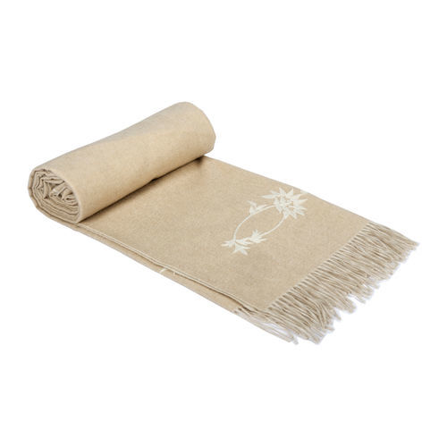 Coperta in cachemire - T27/EMBRO10/002 - ARTIGIANI DEL CASHMERE - Made in Italy