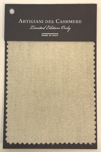 Tessuto per il design d'interni - PALE YELLOW  - ARTIGIANI DEL CASHMERE - per coperta / per plaid / a tinta unita