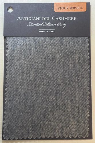 Tessuto per il design d'interni - PEWTER - ARTIGIANI DEL CASHMERE - per coperta / per plaid / a tinta unita