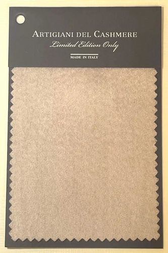 Tessuto per plaid - SILVER IRIS - ARTIGIANI DEL CASHMERE - per coperta / per il design d'interni / a tinta unita