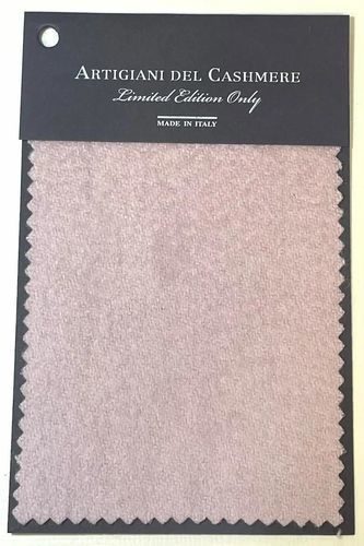Tessuto per il design d'interni - TEA ROSE - ARTIGIANI DEL CASHMERE - per coperta / per plaid / a tinta unita