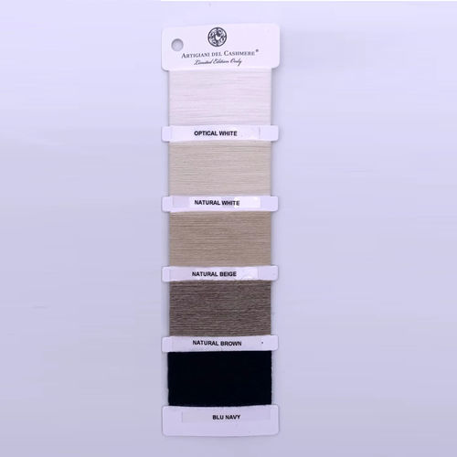 Tessuto per plaid - NATURAL YARN - ARTIGIANI DEL CASHMERE - per coperta / per il design d'interni / a tinta unita