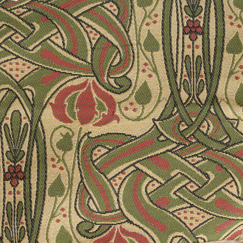 Tessuto da tappezzeria - CELTIC KNOT RUST - Loome Fabrics - a motivi / sintetico