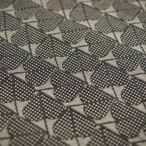 Tessuto da tappezzeria - BACKHAUSEN ART DECO : HERZBLATT BLACK - Loome Fabrics - a motivi / in cotone / in viscosa