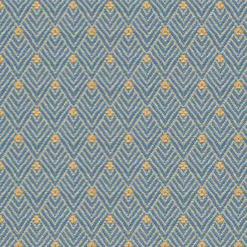 Tessuto da tappezzeria - BACKHAUSEN ART DECO: NAVONA BLUE - Loome Fabrics - a motivi / in Trevira CS® / resistente al fuoco