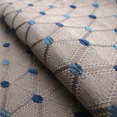 Tessuto da tappezzeria - BERKELEY ATLANTIC - Loome Fabrics - a quadretti / in poliestere / in viscosa