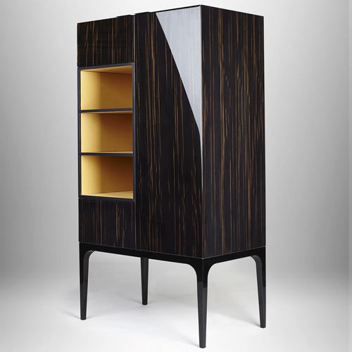 Credenza con piedi alti - MADISON - Rossato Srl - classica / in ebano / in metallo