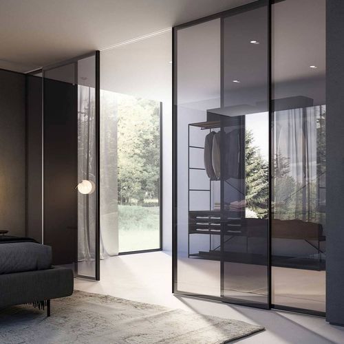 Porta da interno - IPE - adielle srl - in alluminio / scorrevole / contemporanea