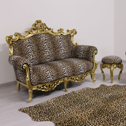 Divano design nuovo barocco - FINLANDIA ANIMALIER - ORSITALIA - da sala / per yacht / in velluto