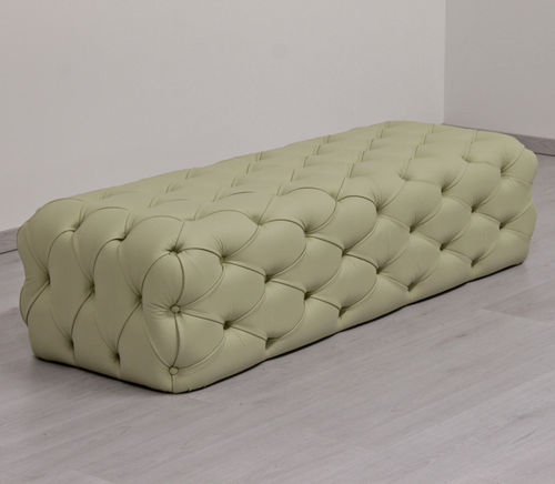 Divanetto imbottito chesterfield - CHESTER - ORSITALIA - in ecopelle / in seta / in lana