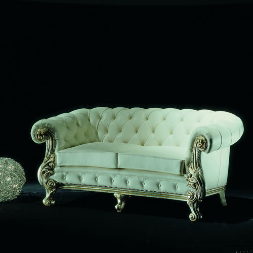 Divano compatto - MANCHESTER 2-SEATER - ORSITALIA - design nuovo barocco / per yacht / in velluto