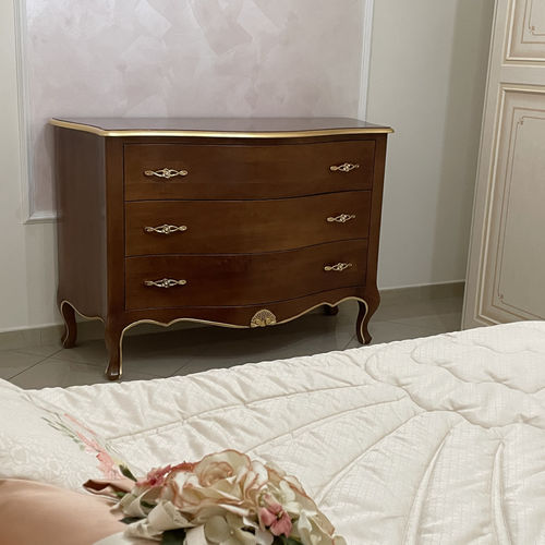 Cassettone in stile francese - VENERE  - ORSITALIA - in legno laccato / in legno massiccio / in legno laccato brillante