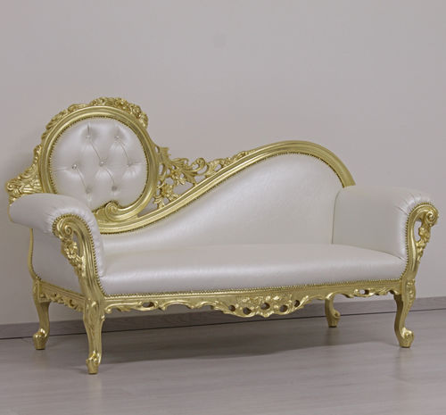 Dormeuse design nuovo barocco - MONET  - ORSITALIA - in velluto / idrorepellente / in cotone