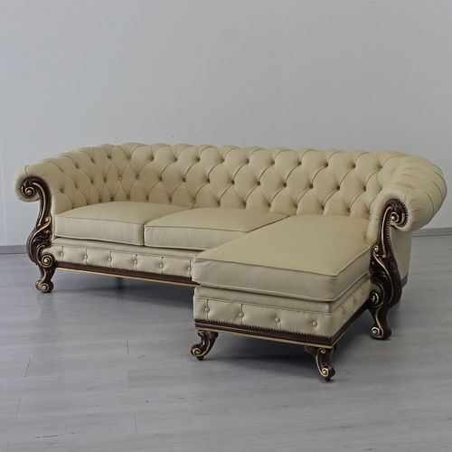 Divano modulare - MANCHESTER PENINSULA - ORSITALIA - compatto / chesterfield / da sala