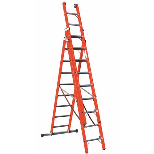 Scala professionale in fibra di vetro - V047 - V047Z - Frigerio Carpenterie - da lavoro / telescopica / pieghevole