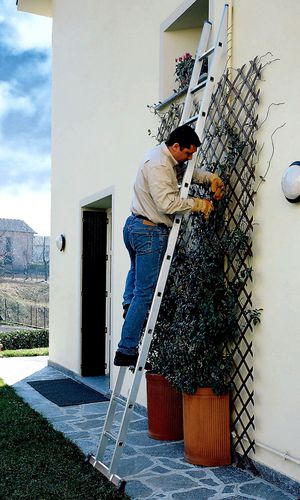 Scala professionale da lavoro - 680N - Frigerio Carpenterie - da appoggio / in alluminio / da esterno