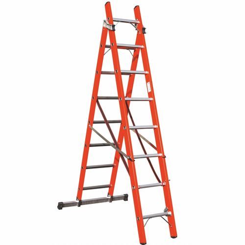Scala professionale in fibra di vetro - V045 - V045Z - Frigerio Carpenterie - da lavoro / pieghevole / da appoggio