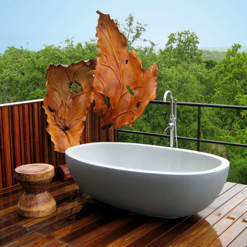 Vasca da bagno ovale - LUSSO  - Livingstone Baths - ad isola / in composito / in pietra