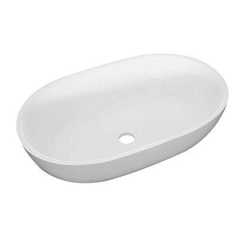 Lavabo da appoggio - AMY - Livingstone Baths - in composito / ovale / contemporaneo
