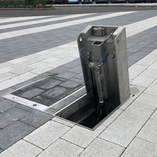 Dissuasore unità di terra - TYPE 9 - Kent Stainless - a scomparsa / in acciaio inossidabile / di distribuzione di acqua