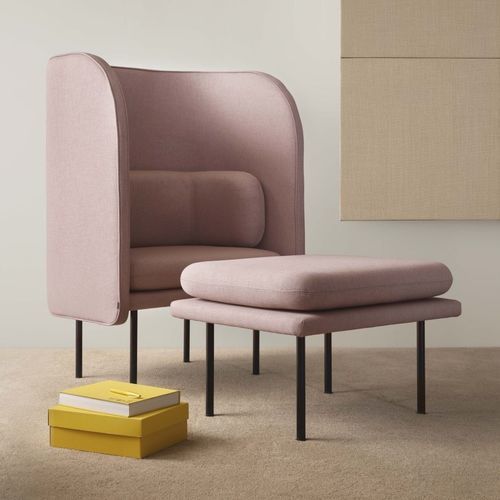 Pouf contemporaneo - Tune  - ZilenZio - in tessuto / rettangolare / per cuscini