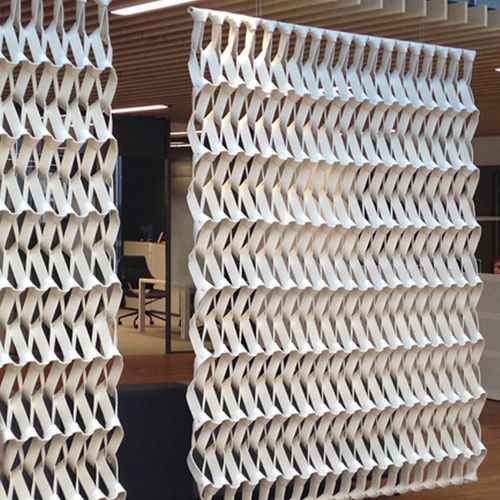 Parete amovibile - PLECTERE  - Okko Design AB - fissa / in tessuto / professionale